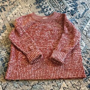 Universal Thread Textured Red Crew Neck Sweater